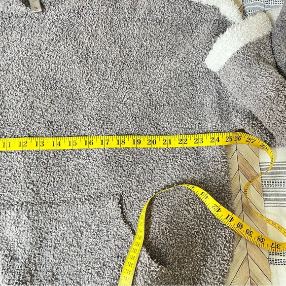 SKIMS COZY KNIT TEDDY 2 Pc Set Gray Chalk Soft Boucle Knit Snuggly Cozy Comfy - Picture 7 of 13